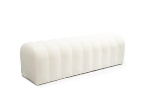 HomeRoots Gray Linen Upholstered King Bed Frame - Timeless Design with Padded Headboard for Ultimate Comfort 714187