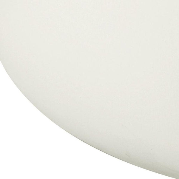 HomeRoots 48" White Faux Marble Coffee Table – Modern Block Design for Stylish Living Rooms & Easy Care 714206