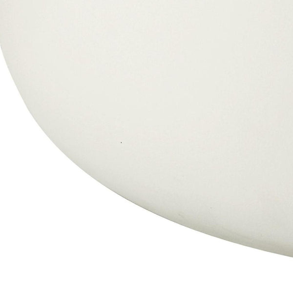 HomeRoots 48" White Faux Marble Coffee Table – Modern Block Design for Stylish Living Rooms & Easy Care 714206