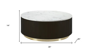 HomeRoots 50" Gray Wood Hexagon Coffee Table with Distressed Finish for Rustic-Modern Living Room Style 714208