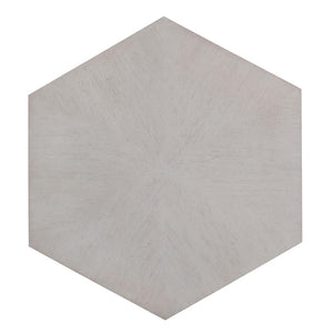HomeRoots 50" Black Wood Hexagon Block Coffee Table - Modern Rustic Design, No Assembly, Perfect for Any Space! 714209