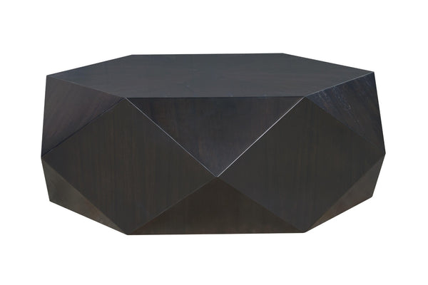 HomeRoots 47" White Wood Round Drum Coffee Table - Stylish Modern Centerpiece for Living Rooms & Offices 714211