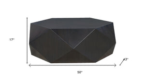 HomeRoots 47" White Wood Round Drum Coffee Table - Stylish Modern Centerpiece for Living Rooms & Offices 714211