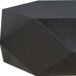 HomeRoots 47" White Wood Round Drum Coffee Table - Stylish Modern Centerpiece for Living Rooms & Offices 714211