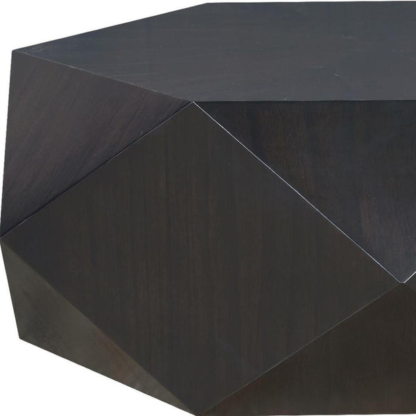 HomeRoots 47" White Wood Round Drum Coffee Table - Stylish Modern Centerpiece for Living Rooms & Offices 714211