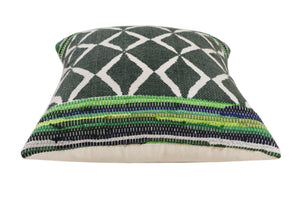 HomeRoots Set of Four 20" Gray and Ash Gray Diamond Cotton Throw Pillows for Stylish Home Décor & Comfort 714243