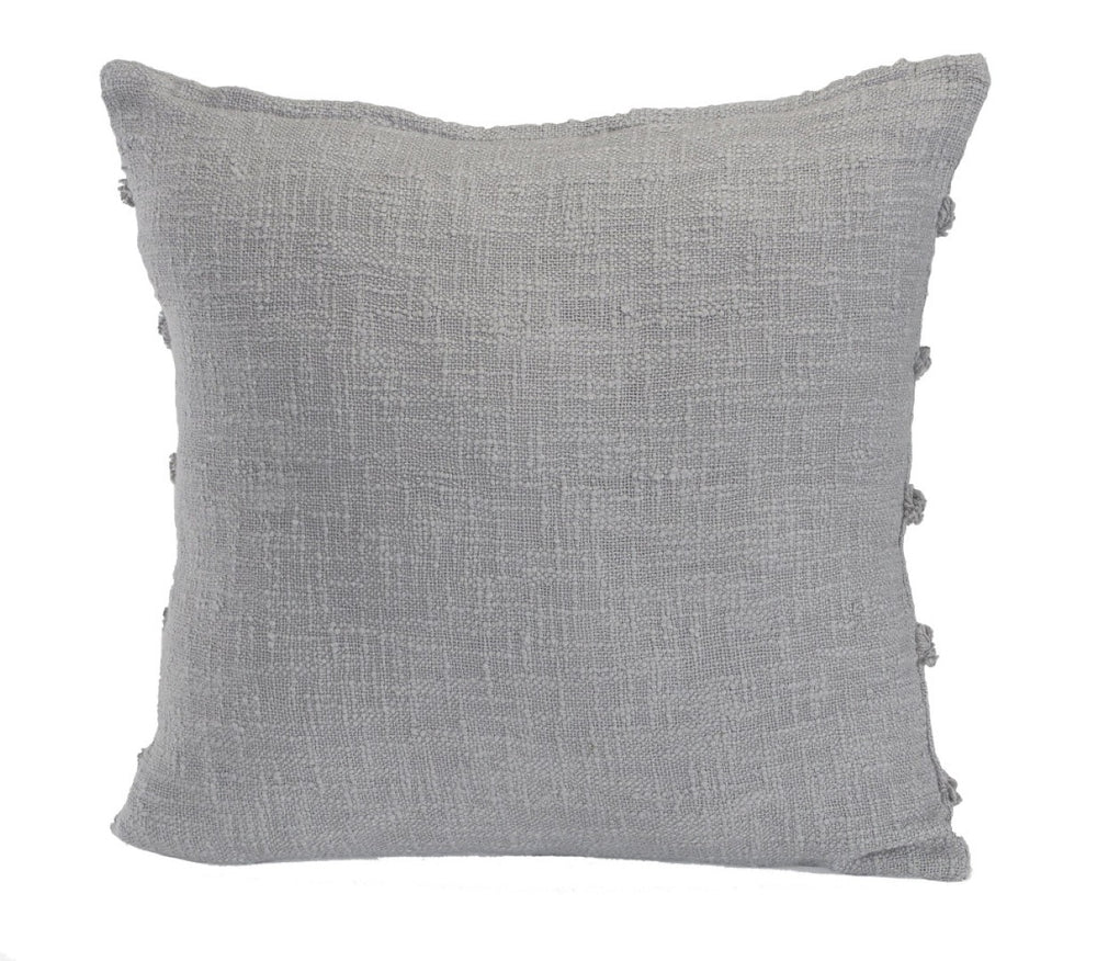 HomeRoots Set of Four 20" Blue and Dark Blue Striped Cotton Throw Pillows for Stylish Home Décor Enhancement 714249