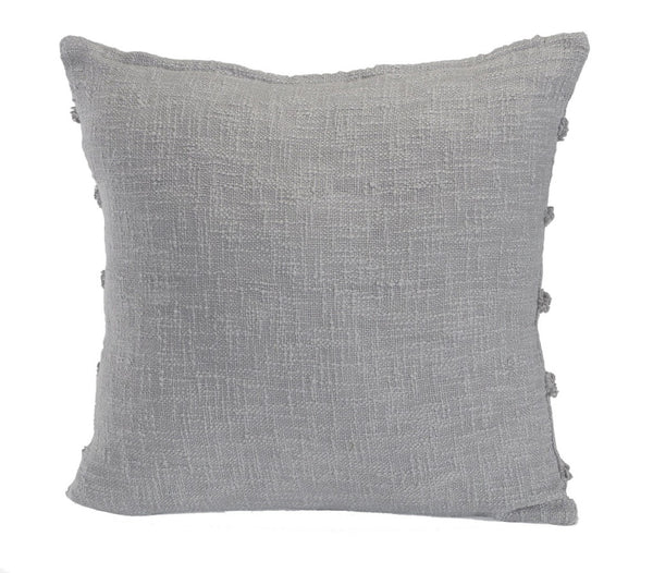 HomeRoots Set of Four 20" Blue and Dark Blue Striped Cotton Throw Pillows for Stylish Home Décor Enhancement 714249
