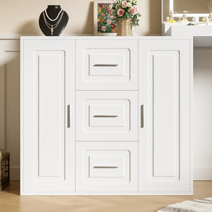 HomeRoots 39" Stylish Silver Wood Two Drawer Dresser - Modern Storage Solution for Small Spaces & Decor 714270