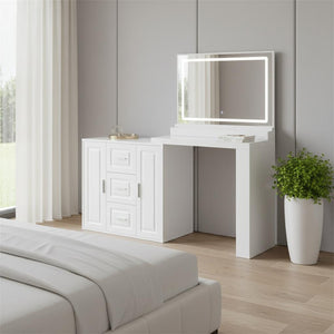 HomeRoots 39" Stylish Silver Wood Two Drawer Dresser - Modern Storage Solution for Small Spaces & Decor 714270