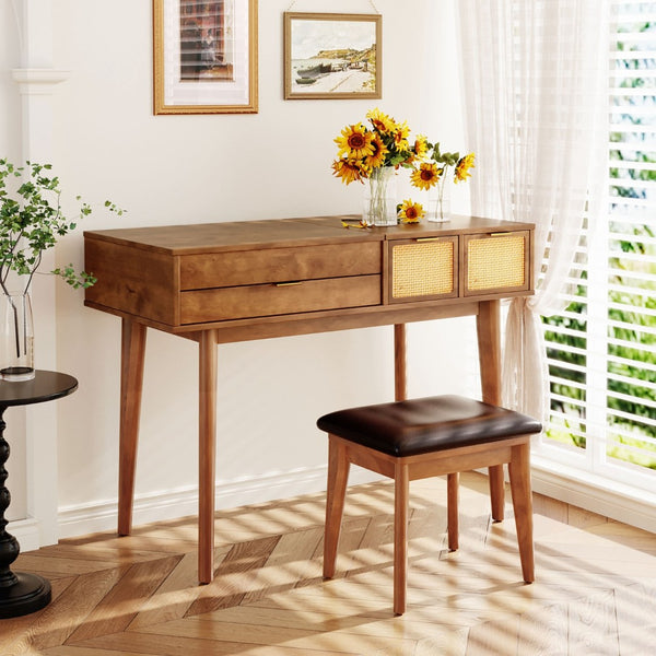 HomeRoots 30" Black Wood Lighted Five Drawer Dresser – Modern Storage Solution with Integrated Lighting & Style 714274