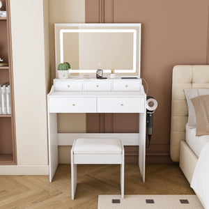 HomeRoots 39" White Wood Three Drawer Dresser – Modern Space-Saving Design with Easy-Access Storage & Style 714276