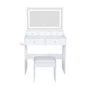 HomeRoots 39" White Wood Three Drawer Dresser – Modern Space-Saving Design with Easy-Access Storage & Style 714276