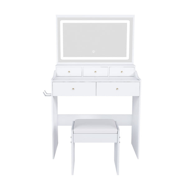HomeRoots 39" White Wood Three Drawer Dresser – Modern Space-Saving Design with Easy-Access Storage & Style 714276