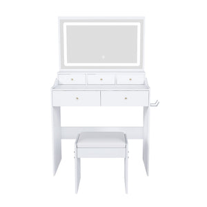 HomeRoots 39" White Wood Three Drawer Dresser – Modern Space-Saving Design with Easy-Access Storage & Style 714276