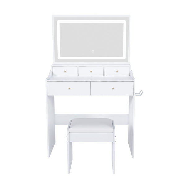 HomeRoots 39" White Wood Three Drawer Dresser – Modern Space-Saving Design with Easy-Access Storage & Style 714276