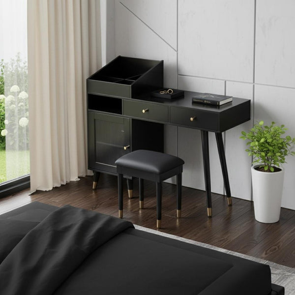 HomeRoots 44" Brown Wood Two Drawer Dresser – Stylish Storage Solution for Small Spaces with Modern Design 714279