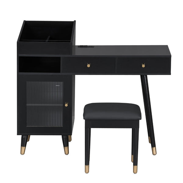 HomeRoots 44" Brown Wood Two Drawer Dresser – Stylish Storage Solution for Small Spaces with Modern Design 714279