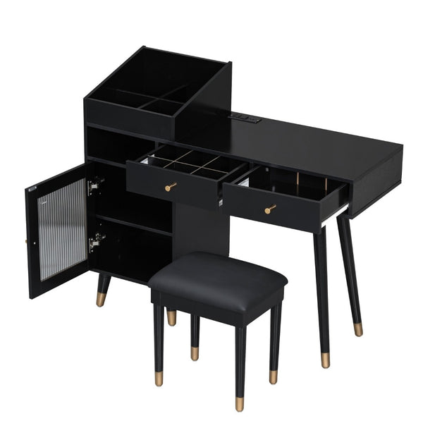 HomeRoots 44" Brown Wood Two Drawer Dresser – Stylish Storage Solution for Small Spaces with Modern Design 714279