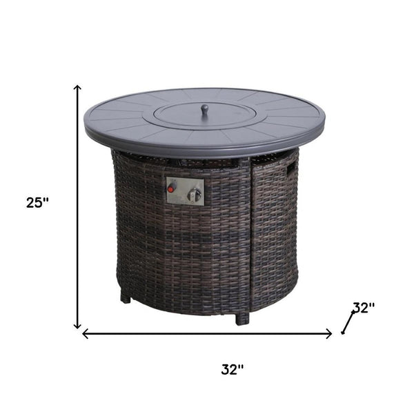 HomeRoots 50000 BTU Black Stainless Steel Square Wood Burning Fire Pit with Cover - Perfect for Cozy Gatherings! 714319