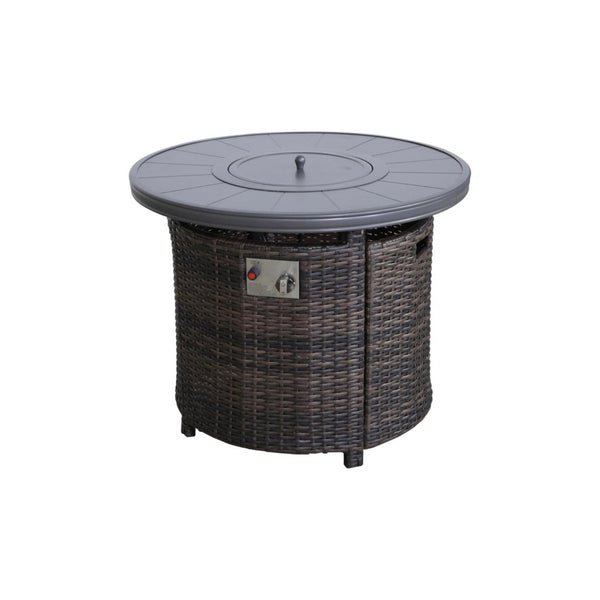 HomeRoots 50000 BTU Black Stainless Steel Square Wood Burning Fire Pit with Cover - Perfect for Cozy Gatherings! 714319