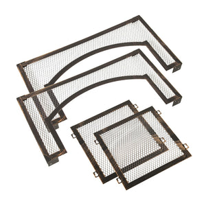 HomeRoots 32000 BTU Stylish Gray Propane Fire Column - Durable Magnesium Oxide Design with Cover & Safety Features 714327