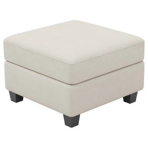 HomeRoots 25" Stylish Storage Ottoman - Elegant Seating & Hidden Compartment for Modern Living Room Décor Velvet Blue 714334
