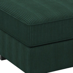 HomeRoots 26" Chic Storage Ottoman with Button-Tufted Top, Durable Wood Feet, Perfect for Modern Living Spaces Velvet Gray 714343