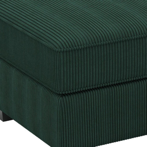 HomeRoots 26" Chic Storage Ottoman with Button-Tufted Top, Durable Wood Feet, Perfect for Modern Living Spaces Velvet Gray 714343
