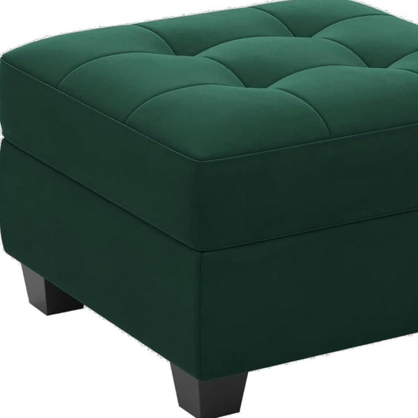 HomeRoots 30" Beige and Black Faux Fur Storage Ottoman - Stylish, Versatile Seating with Hidden Storage Solution 714352