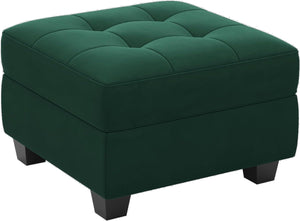HomeRoots 30" Beige and Black Faux Fur Storage Ottoman - Stylish, Versatile Seating with Hidden Storage Solution 714352