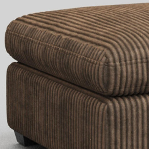 HomeRoots 26" Black Velvet Storage Ottoman - Elegant Multi-Functional Furniture for Modern Living Spaces 714384