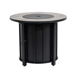 HomeRoots 50000 BTU Brown Rattan Rectangular Propane Fire Pit Table - Cozy Outdoor Centerpiece with Cover 714427