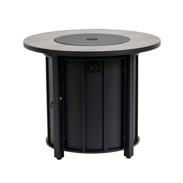 HomeRoots 50000 BTU Brown Rattan Rectangular Propane Fire Pit Table - Cozy Outdoor Centerpiece with Cover 714427