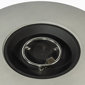 HomeRoots 50000 BTU Round Propane Fire Pit – Durable Black Steel Design for Cozy Outdoor Gatherings & Ambiance 714430