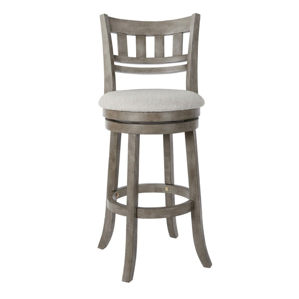 OSP Home Furnishings Swivel Stool 30" Grey