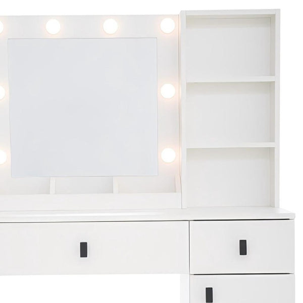 HomeRoots 32" White Wood Two Drawer Dresser - Compact Storage Solution for Modern and Coastal Bedrooms 714436
