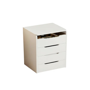 HomeRoots 24" Brown Wood Lighted Mirrored Dresser with Three Drawers – Compact Vanity for Small Spaces 714450