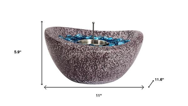 HomeRoots 40000 BTU Gray Concrete Propane Fire Pit Table – Stylish, Durable, and Perfect for Outdoor Gatherings! 714466