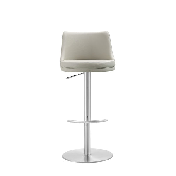 HomeRoots Red Velvet and Rose Gold Adjustable Height Swivel Bar Chair - Glamorous, Comfortable Design for Any Space 714470