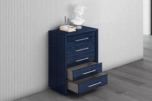 HomeRoots 70" Gray Wood Double Dresser with 4 Smooth-Gliding Drawers for Stylish Bedroom Storage & Organization 714483