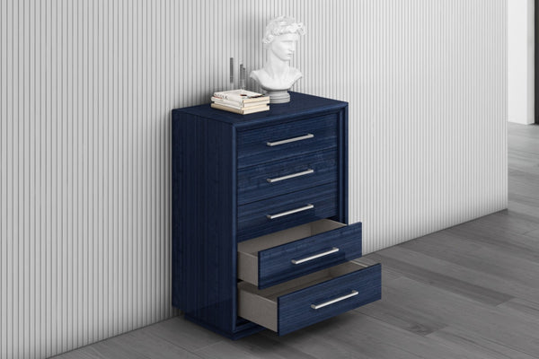 HomeRoots 70" Gray Wood Double Dresser with 4 Smooth-Gliding Drawers for Stylish Bedroom Storage & Organization 714483