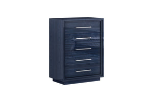 HomeRoots 70" Gray Wood Double Dresser with 4 Smooth-Gliding Drawers for Stylish Bedroom Storage & Organization 714483