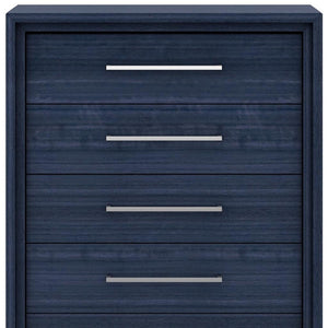HomeRoots 70" Gray Wood Double Dresser with 4 Smooth-Gliding Drawers for Stylish Bedroom Storage & Organization 714483