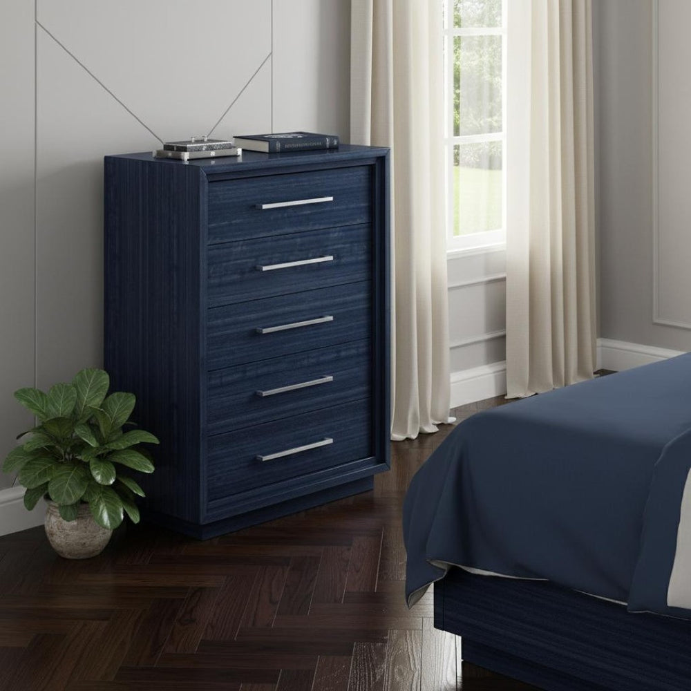 HomeRoots 70" Gray Wood Double Dresser with 4 Smooth-Gliding Drawers for Stylish Bedroom Storage & Organization 714483