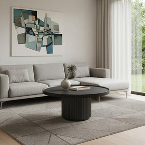 HomeRoots 47" Bronze Copper Square Coffee Table - Modern Geometric Design for Stylish Living Room Appeal 714508