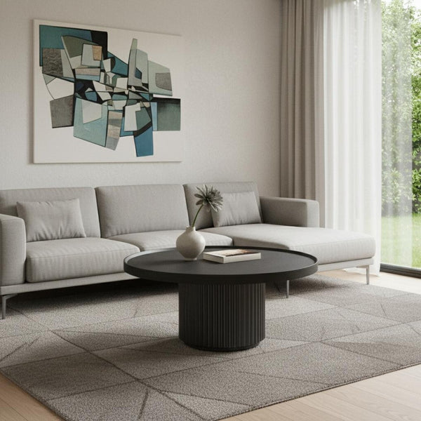 HomeRoots 47" Bronze Copper Square Coffee Table - Modern Geometric Design for Stylish Living Room Appeal 714508