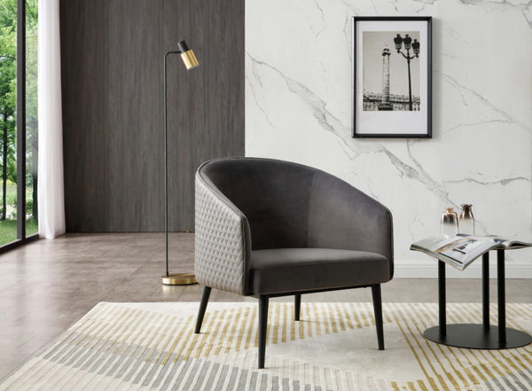 HomeRoots 55" Brown Marble Coffee Table - Elegant Rectangular Design with Solid Pedestal Base for Any Space 714512
