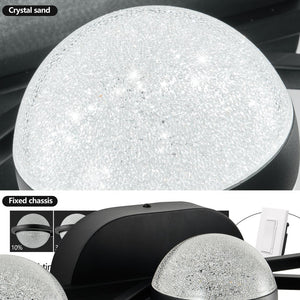 English Elm Bathroom Vanity Light - Modern 3-Bulb Led Fixture With Crystal-Sand Acrylic Shades For Elegant Spaces W2312P374862