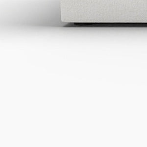 HomeRoots 160" White Linen Blend Modular Sofa with Ottoman, Storage & Flexible Layout for Modern Living 714554